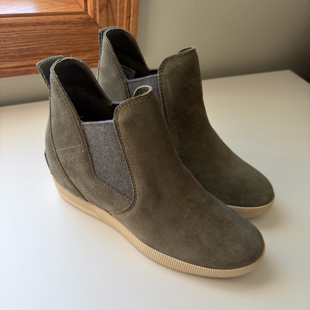 Sorel Out N’ About Slip on Wedge Booties